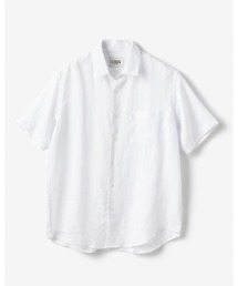 DoCLASSE（ ドゥクラッセ）の「リネンシャンブレーシャツ・半袖（シャツ/ブラウス）」