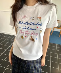 フロント刺ロゴ 半袖Tシャツ