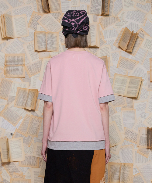 UNALLOYED(アナロイド)の「ウェスタンハートTシャツ / ピンク(Tシャツ/カットソー・メンズ・その他・SMALL/MEDIUM/LARGE)」の3枚目の写真