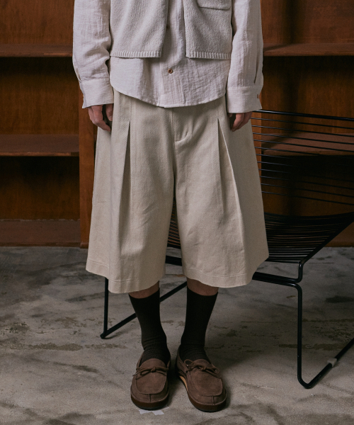 eastserviceshop(イーストサービスショップ)の「ワークコットンバミューダパンツ - ベージュ(その他パンツ・レディース・Beige・SMALL/MEDIUM/LARGE)」の6枚目の写真