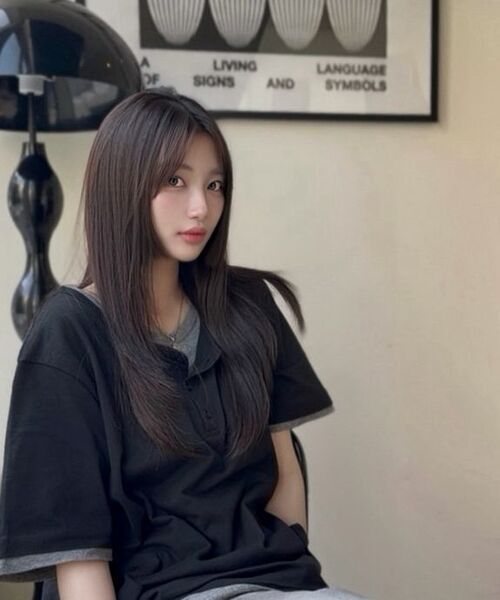 IDWS(アイドンワナセル)の「Layered Henley Neck T-Shirt Charcoal(Tシャツ/カットソー・レディース・その他・1/2/0)」の19枚目の写真