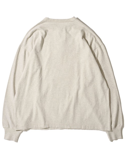 Healthknit(ヘルスニット)の「【Healthknit】Henlyneck L/S Tee / ヘンリーネック ロングスリーブTシャツ(Tシャツ/カットソー・メンズ・ホワイト/オートミール/ヘザーグレー/チャコール・SMALL/LARGE/MEDIUM/X-LARGE)」の12枚目の写真