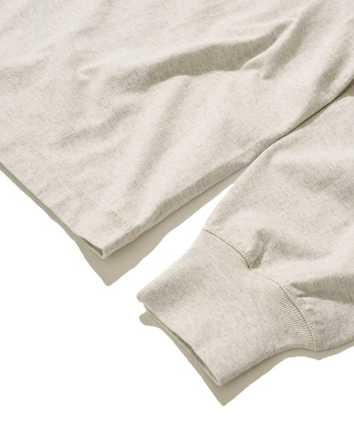Healthknit(ヘルスニット)の「【Healthknit】Henlyneck L/S Tee / ヘンリーネック ロングスリーブTシャツ(Tシャツ/カットソー・メンズ・ホワイト/オートミール/ヘザーグレー/チャコール・SMALL/LARGE/MEDIUM/X-LARGE)」の14枚目の写真