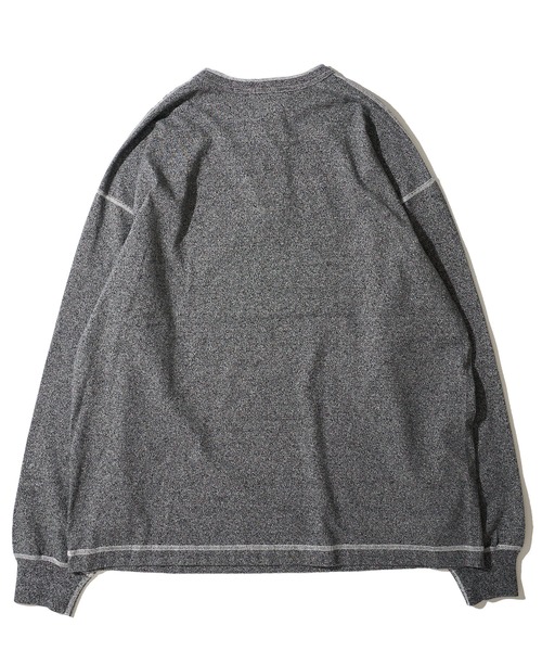 Healthknit(ヘルスニット)の「【Healthknit】Henlyneck L/S Tee / ヘンリーネック ロングスリーブTシャツ(Tシャツ/カットソー・メンズ・ホワイト/オートミール/ヘザーグレー/チャコール・SMALL/LARGE/MEDIUM/X-LARGE)」の10枚目の写真