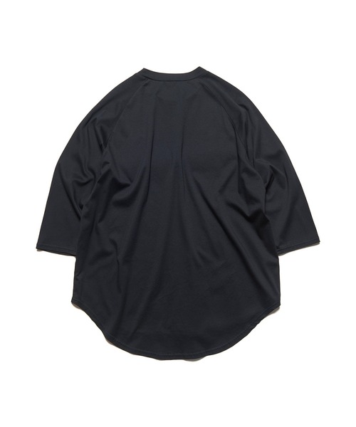 SOPHNET.（ソフネット）の「RAGLAN 3/4 SLEEVE WIDE TEE（Tシャツ/カットソー・メンズ・ホワイト/ブラック/ブルー・1/2/3/4）」の7枚目の写真