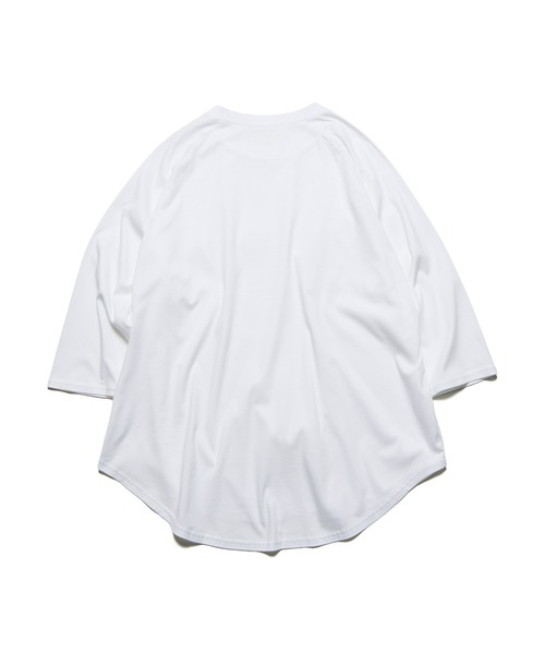 SOPHNET.（ソフネット）の「RAGLAN 3/4 SLEEVE WIDE TEE（Tシャツ/カットソー・メンズ・ホワイト/ブラック/ブルー・1/2/3/4）」の5枚目の写真