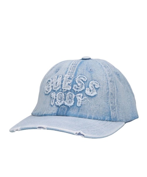 Guess(ゲス)の「【Stray Kids ヒョンジン着用】GUESS ゲス WASHED Cap キャップ MQ1A1051(キャップ・レディース・インディゴブルー・FREE)」の3枚目の写真