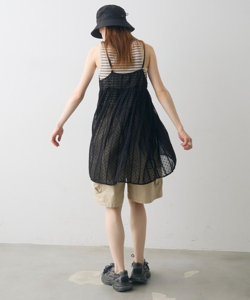 Crisp(クリスプ)の「sheer lace cami tunic / シアーレースキャミチュニック(チュニック・レディース・ホワイト/ブラック・FREE)」の16枚目の写真