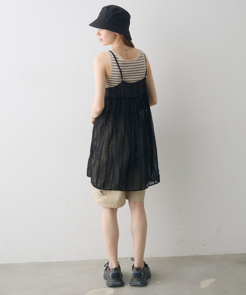 Crisp(クリスプ)の「sheer lace cami tunic / シアーレースキャミチュニック(チュニック・レディース・ホワイト/ブラック・FREE)」の17枚目の写真