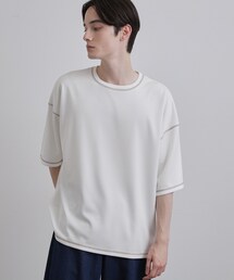 【気化熱冷却/涼しい】ワッフルカットソー