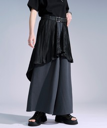 Ellno Loset（エルノロゼット）の「ラッフルプリーツレイヤードハカマパンツ（その他パンツ）」
