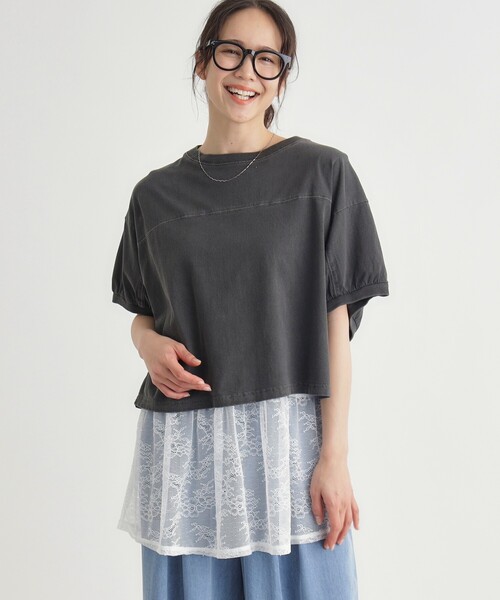 HONEYSUCKLE ROSE（ハニーサックルローズ）の「レースドッキングタンクトップ（タンクトップ・レディース・ブラック/オフホワイト・04/05）」の8枚目の写真