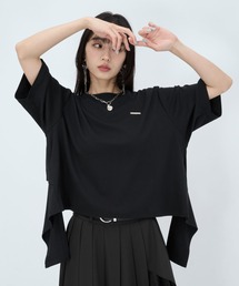 HARE | バックアキリボンカットT(HARE)(Tシャツ/カットソー)