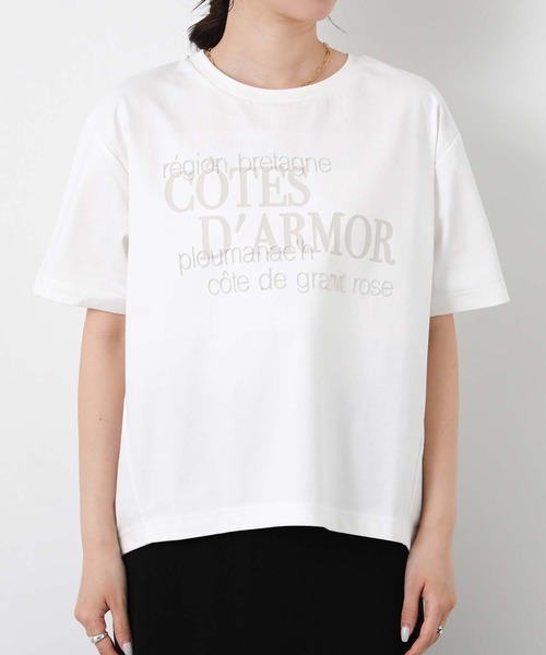Gready Brilliant(グレディブリリアン)の「ロゴ×ステッチ刺繍カットソー(Tシャツ/カットソー・レディース・ブラウン系/ホワイト系・FREE)」の20枚目の写真