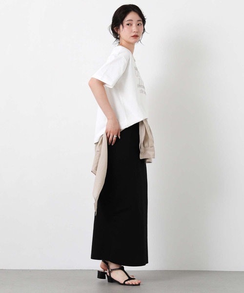 Gready Brilliant(グレディブリリアン)の「ロゴ×ステッチ刺繍カットソー(Tシャツ/カットソー・レディース・ブラウン系/ホワイト系・FREE)」の12枚目の写真