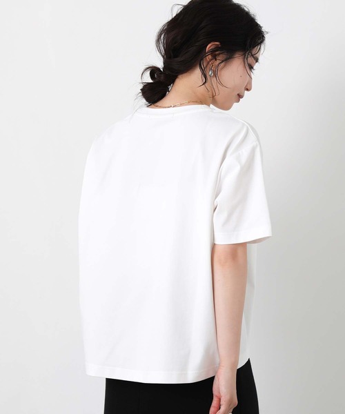 Gready Brilliant(グレディブリリアン)の「ロゴ×ステッチ刺繍カットソー(Tシャツ/カットソー・レディース・ブラウン系/ホワイト系・FREE)」の17枚目の写真