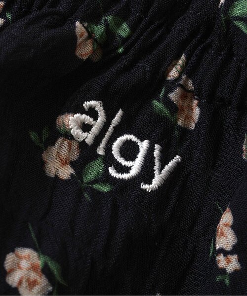 algy（アルジー）の「ギャザーオフショルブラウス（シャツ/ブラウス・キッズ・ブラック/サックスブルー/オフホワイト・160/150/140/130）」の5枚目の写真