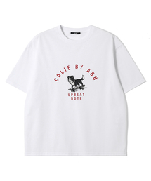 ADHOC（アドホック）の「ユニセックス コリー スケートボード アートワーク Tシャツ (4 COLOR) (HC6STA5)（Tシャツ/カットソー）」