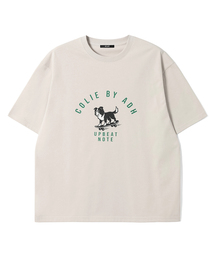 ADHOC（アドホック）の「ユニセックス コリー スケートボード アートワーク Tシャツ (4 COLOR) (HC6STA5)（Tシャツ/カットソー）」
