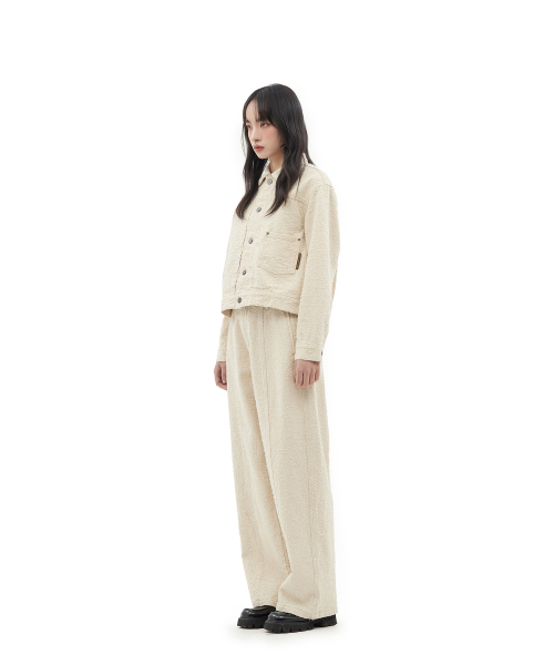 DEFGARMENTS（デフグラメンツ）の「CLASSY TYPE-1 JACKET [IVORY]（その他アウター・レディース・その他・MEDIUM/LARGE/SMALL）」の6枚目の写真