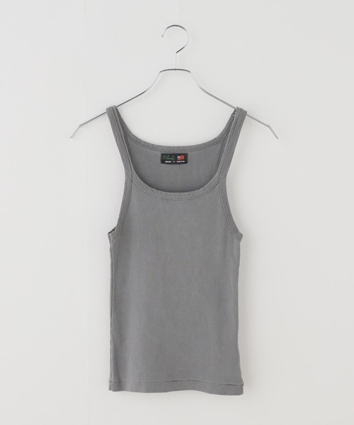 blAnks(ブランクス)の「【BLANKS/ブランクス】 RIBBED TANK(Tシャツ/カットソー・レディース・レッド/ピンク/イエロー/ブルー/ブラック系その他・MEDIUM)」の1枚目の写真