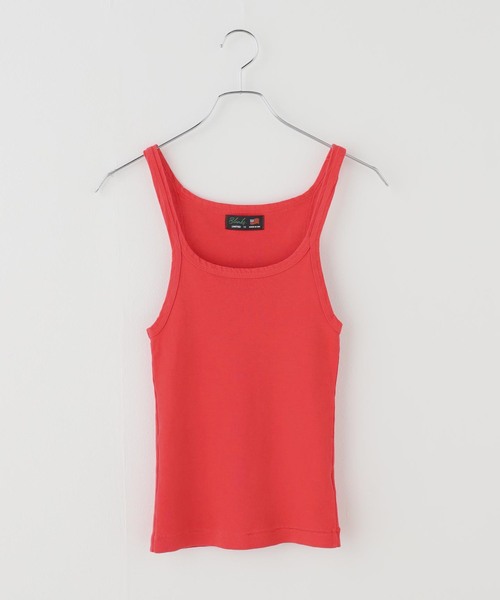 blAnks(ブランクス)の「【BLANKS/ブランクス】 RIBBED TANK(Tシャツ/カットソー・レディース・レッド/ピンク/イエロー/ブルー/ブラック系その他・MEDIUM)」の5枚目の写真