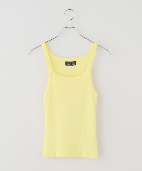 blAnks(ブランクス)の「【BLANKS/ブランクス】 RIBBED TANK(Tシャツ/カットソー・レディース・レッド/ピンク/イエロー/ブルー/ブラック系その他・MEDIUM)」の3枚目の写真