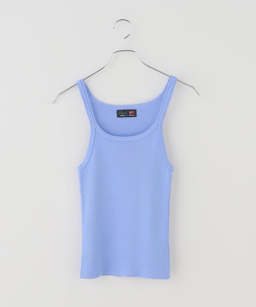 blAnks(ブランクス)の「【BLANKS/ブランクス】 RIBBED TANK(Tシャツ/カットソー・レディース・レッド/ピンク/イエロー/ブルー/ブラック系その他・MEDIUM)」の2枚目の写真