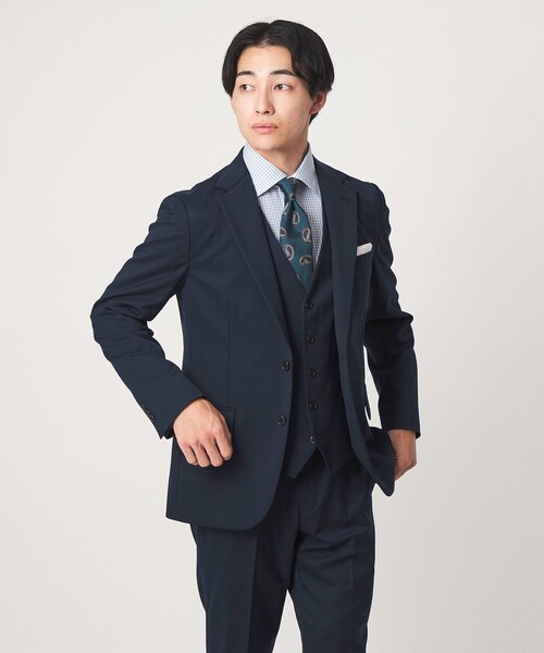 green label relaxing(グリーンレーベルリラクシング)の「コットン チェック ワイドカラー ドレスシャツ -イージーアイロン-(ビジネスシャツ・メンズ・コバルトブルー/ブラウン系・42cm/38cm/43cm/37cm/41cm/39cm/40cm)」の3枚目の写真