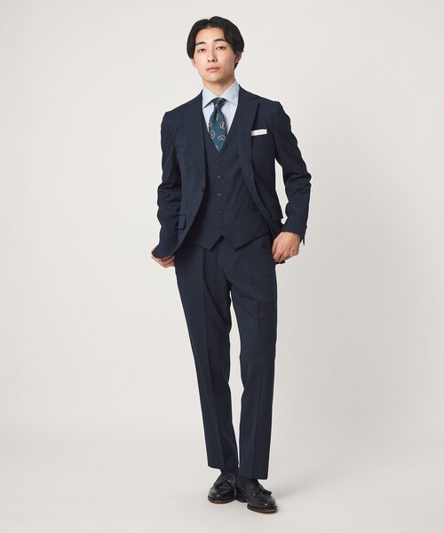 green label relaxing(グリーンレーベルリラクシング)の「コットン チェック ワイドカラー ドレスシャツ -イージーアイロン-(ビジネスシャツ・メンズ・コバルトブルー/ブラウン系・42cm/38cm/43cm/37cm/41cm/39cm/40cm)」の4枚目の写真