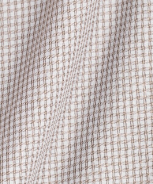 green label relaxing(グリーンレーベルリラクシング)の「コットン チェック ワイドカラー ドレスシャツ -イージーアイロン-(ビジネスシャツ・メンズ・コバルトブルー/ブラウン系・42cm/38cm/43cm/37cm/41cm/39cm/40cm)」の18枚目の写真