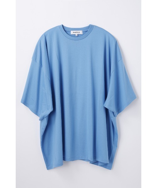 ENFOLD（エンフォルド）の「LARGE T-SHIRT（Tシャツ/カットソー・レディース・ライトグリーン/グリーン/ライトブルー・38）」の3枚目の写真