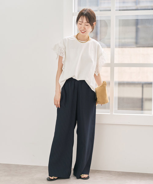 セール】《追加》ケミカルレーススリーブプルオーバー（Tシャツ