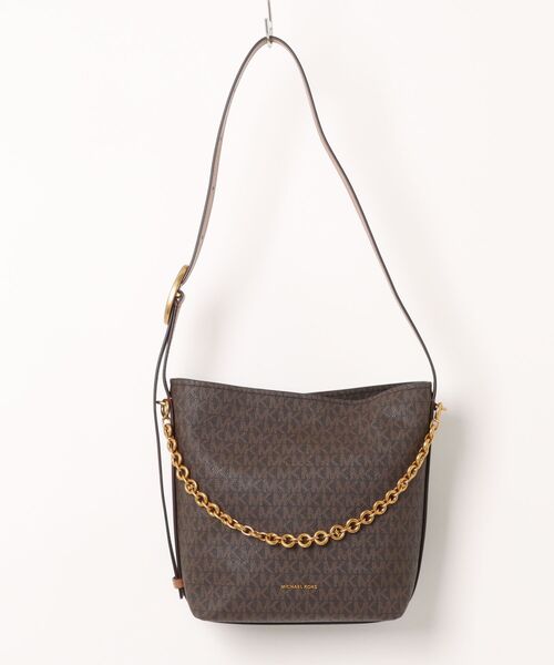 MICHAEL KORS(マイケルコース)の「NOLITA バケット クロスボディ ウィズ チェーン スモール - Mkシグネチャー(ショルダーバッグ・レディース・ブラウン系その他・FREE)」の7枚目の写真