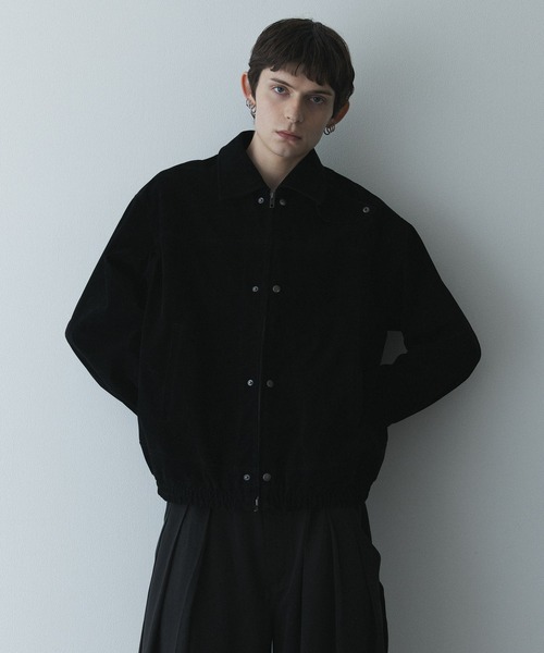 remer(リメール)の「remer 26秋冬新作 - faux nubuck dual closure jacket / フェイクヌバックジャケット(ブルゾン・メンズ・ブラック/アッシュグレー・SMALL/X-SMALL/LARGE/MEDIUM)」の15枚目の写真