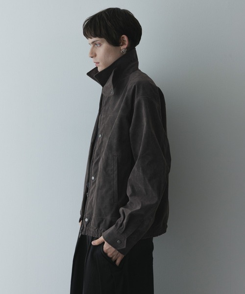 remer(リメール)の「remer 26秋冬新作 - faux nubuck dual closure jacket / フェイクヌバックジャケット(ブルゾン・メンズ・ブラック/アッシュグレー・SMALL/X-SMALL/LARGE/MEDIUM)」の22枚目の写真