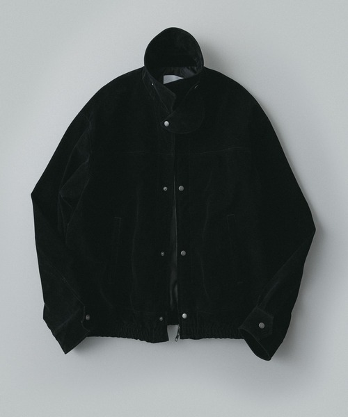 remer(リメール)の「remer 26秋冬新作 - faux nubuck dual closure jacket / フェイクヌバックジャケット(ブルゾン・メンズ・ブラック/アッシュグレー・SMALL/X-SMALL/LARGE/MEDIUM)」の10枚目の写真