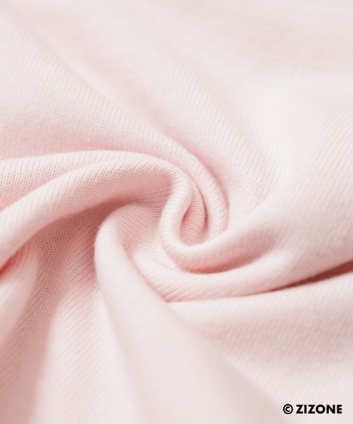 1111clothing（ワンフォークロージング）の「【ZIZONE / ジゾーン】PINGO フェイス プリント ビッグシルエット 半袖Tシャツ（3Dステッカー付き/正規ライセンス）（Tシャツ/カットソー・レディース・ピンク/ネイビー・S/L/M）」の12枚目の写真