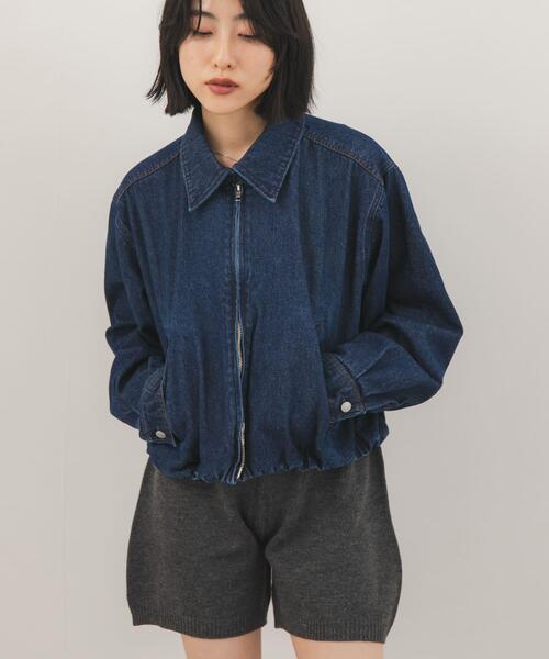 KBF（ケイビーエフ）の「バルーンデニムブルゾン（デニムジャケット・レディース・ライトブルー/ブルー・ONE）」の13枚目の写真