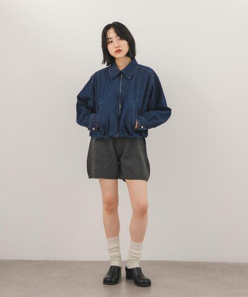 KBF（ケイビーエフ）の「バルーンデニムブルゾン（デニムジャケット・レディース・ライトブルー/ブルー・ONE）」の17枚目の写真