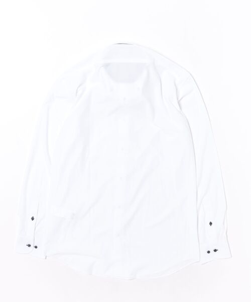 TAKA-Q(タカキュー)の「ワイシャツ メンズ 長袖 ノンアイロン ストレッチ 吸水速乾 ボタンダウン ビジネス ドレス ニット NEWスタンダードフィット(ビジネスシャツ・メンズ・ホワイト・首回り39cm-裄丈80cm/首回り39cm-裄丈84cm/首回り41cm-裄丈82cm/首回り41cm-裄丈86cm/首回り43cm-裄丈82cm/首回り43cm-裄丈86cm/首回り37cm-裄丈80cm/首回り45cm-裄丈86cm)」の7枚目の写真