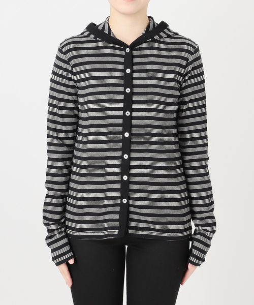 JOURNAL STANDARD(ジャーナルスタンダード)の「《追加》別注【MILLER/ミラー】 for JOURNAL STANDARDフードリブカーデ(Tシャツ/カットソー・レディース・ブラック/ブルー/ピンク/ブラウン・FREE)」の15枚目の写真