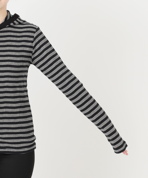 JOURNAL STANDARD(ジャーナルスタンダード)の「《追加》別注【MILLER/ミラー】 for JOURNAL STANDARDフードリブカーデ(Tシャツ/カットソー・レディース・ブラック/ブルー/ピンク/ブラウン・FREE)」の19枚目の写真
