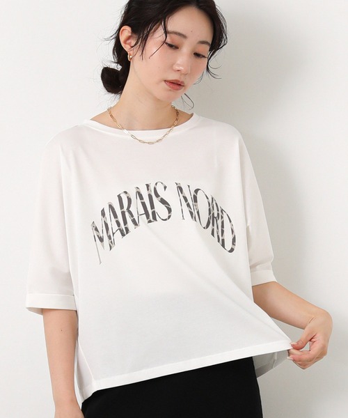 Gready Brilliant（グレディブリリアン）の「Ｇｉｒａｆｆｅロゴ５分袖（Tシャツ/カットソー・レディース・ブラウン/オフホワイト・FREE）」の10枚目の写真