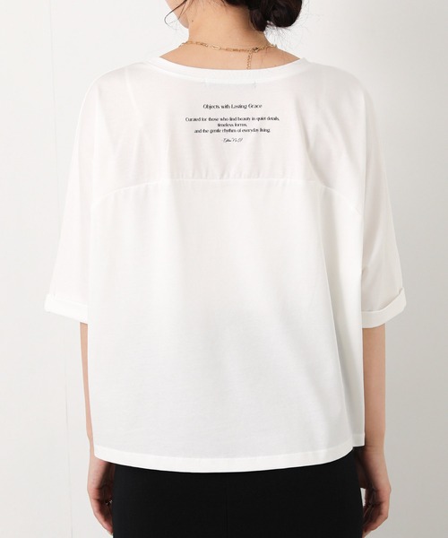 Gready Brilliant（グレディブリリアン）の「Ｇｉｒａｆｆｅロゴ５分袖（Tシャツ/カットソー・レディース・ブラウン/オフホワイト・FREE）」の20枚目の写真