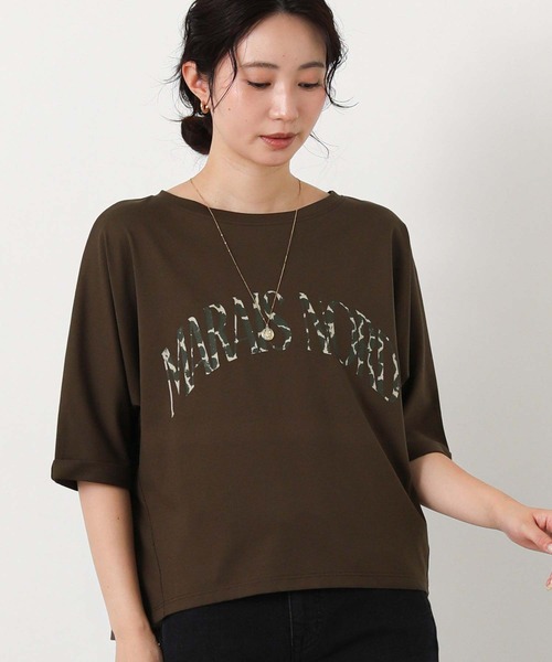 Gready Brilliant（グレディブリリアン）の「Ｇｉｒａｆｆｅロゴ５分袖（Tシャツ/カットソー・レディース・ブラウン/オフホワイト・FREE）」の18枚目の写真