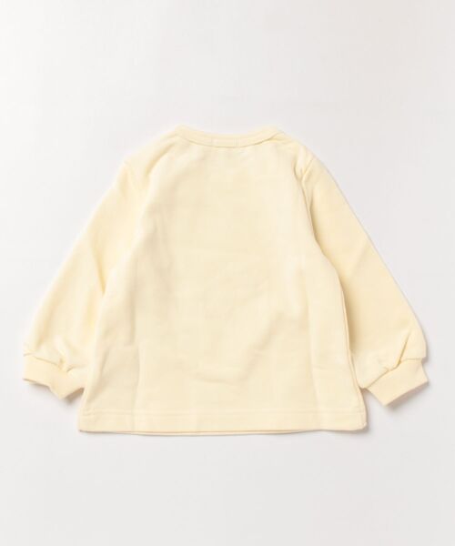 KP(ケーピー)の「【GOOD PRICE】 mimiちゃん×リボン柄 トレーナー(スウェット・キッズ・レモンイエロー/ピンク・80cm/90cm/110cm/100cm/120cm/130cm)」の3枚目の写真