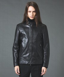 5351 POUR LES HOMMES（ゴーサンゴーイチプールオム）の「レザー シングル ライダースジャケット（ブルゾン）」