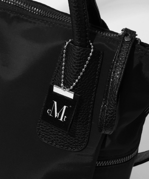 MUCENT(ムセント)の「【MUCENT/ムセント】4WAY SIGNATURE LOGO TOTE BAG/シグネチャーロゴ トートバッグ(トートバッグ・レディース・ブラック・FREE)」の8枚目の写真