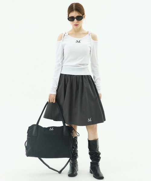 MUCENT(ムセント)の「【MUCENT/ムセント】4WAY SIGNATURE LOGO TOTE BAG/シグネチャーロゴ トートバッグ(トートバッグ・レディース・ブラック・FREE)」の16枚目の写真